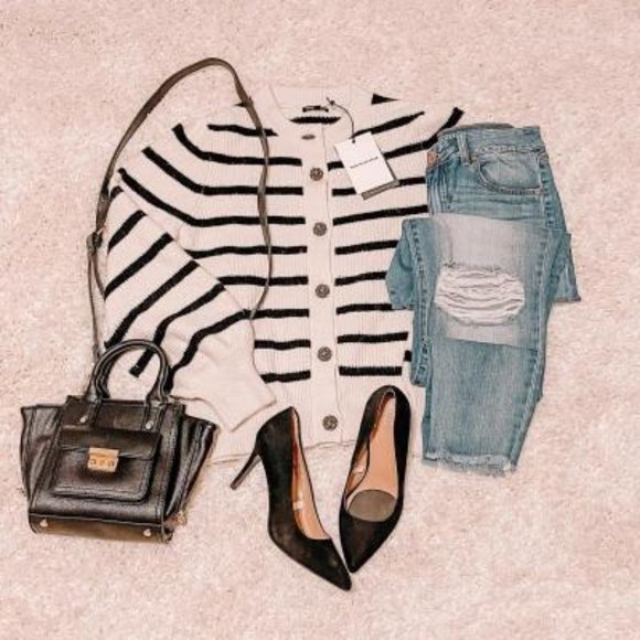 Who What Wear XS Front Gem Button Purple Women's Cardigan Crew Neck Long Sleeve - Picture 12 of 14